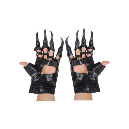 1Pair Halloween Fingernails Dragon Cosplay Gloves Claws Premium Long Nails Cosplay Accessories dragon Ghost Nail Gloves