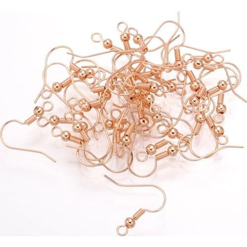 100pcs plating simple earring base DIY jewelry making fashion Earring Connecter Clasp For Findings Accessories
