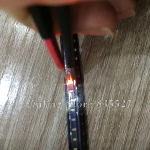 1000PCS/LOT 1608 0603 orange SMD LED lamp beads light emitting diode Original EVERLIGHT 19-21SOC low bright indicator dedicated