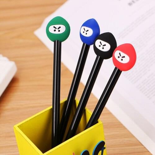 40 pcs stationery neutral pen cute cartoon exam office felt-tip pens Pen factory direct sale