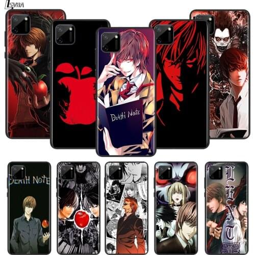 Hot Anime Death Note For OPPO Realme Narzo 20 C2/3/11/12/15/17 X2 X3 X7 XT X50 Q2 Q2i V3 V5 V15 Pro Black TPU Phone Case