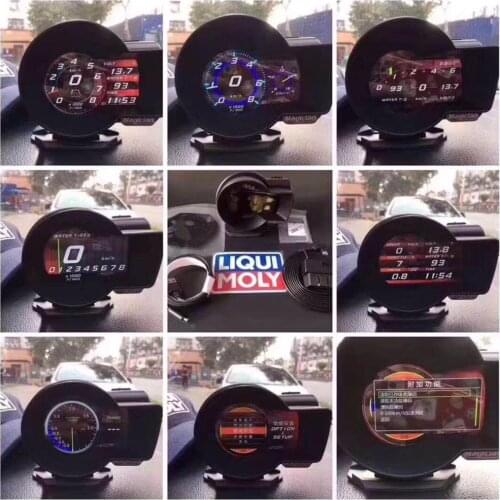 Magician obd Head Up Display car Digital Boost Gauge Voltage Speed meter ect. water temp Alarm Auto Diagnostic Tool