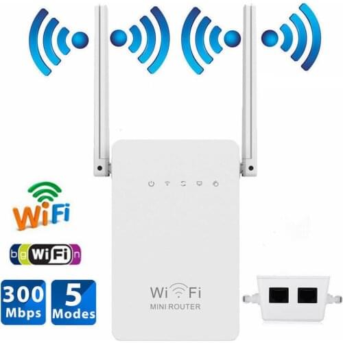 Wireless WiFi Amplifier 300Mbps WiFi Repeater Wifi Signal 2.4G Extender Roteador Wireless Router Wi-Fi Access Point
