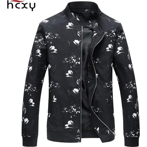 HCXY Brand Man Clothing 2020 New Fashion Autumn Spring Mens Casual Jacket Coat Printing Slim Jackets For Men Baseball clothing