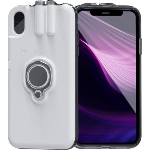 Bluetooth Earphone Charging Ring Holder Phone Case for iPhone 6 7 8 Plus XS Max