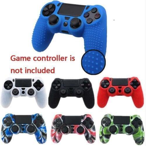 10 pcs Silicone Case Cover Skin Non-slip matte Grip Handle Case Cover Protection Case for Sony for PS4 Controller