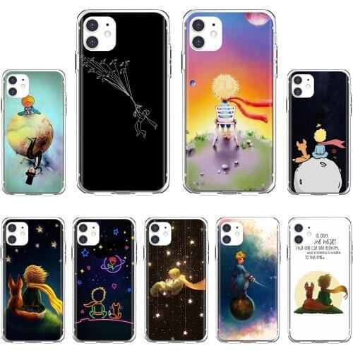 The-Little-Prince For Apple iPhone 10 11 12 Pro Mini 4S 5S SE 5C 6 6S 7 8 X XR XS Plus Max 2020 Soft TPU Cover