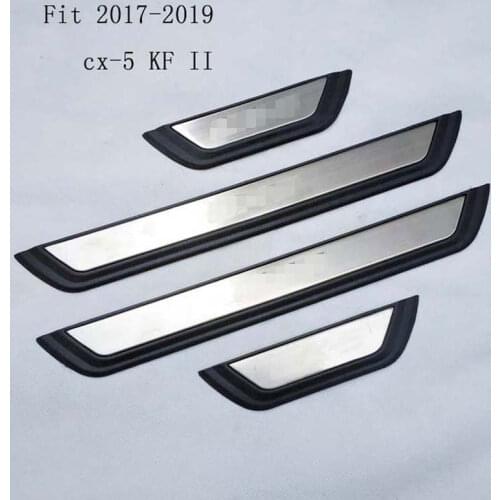 For Mazda CX-5 Cx 5 Cx5 KE 2012 2013 2014 2015 2016 KF 2017 2018 2019 Door Sill Strip Scuff Plate Pedal Car Styling Accessories