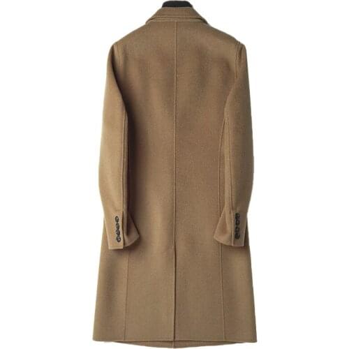 Double-side Autumn Winter Jacket Woolen Men Streetwear Windbreaker Wool Coat Mens Jackets and Coats 5528 MY2266