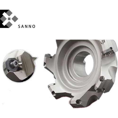 45 degree cnc face milling cutter diameter 50mm -80mm AF01 indexable mills tools like FMA01