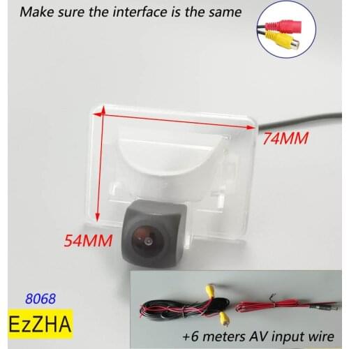 HD Car CCD Fisheye Night Vision Backup Rear View Camera Waterproof Parking Assistance For Mazda 5 2006 2007 2008 2009 2010 M5