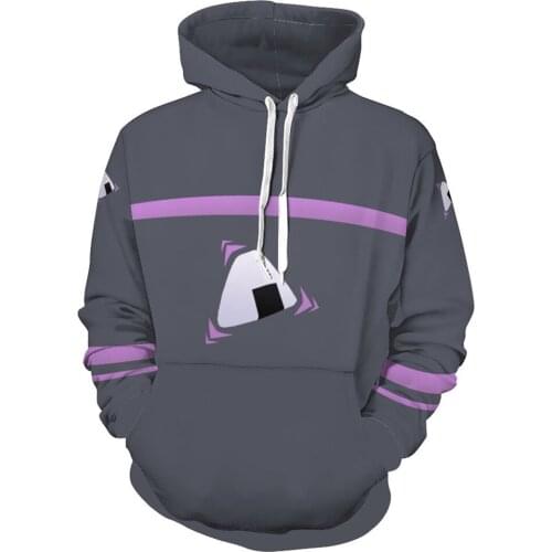 Hololive VTuber Nekomata Okayu Cosplay Costume 3D Printed Pullover Hoodie Coat