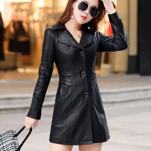 IIMADFWIW Womens Winter Leather Jackets China