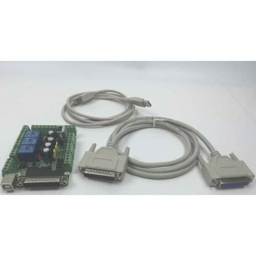 New type Interface Breakout Board Adapter CNC MACH3 USB 6 Axis for motor driver