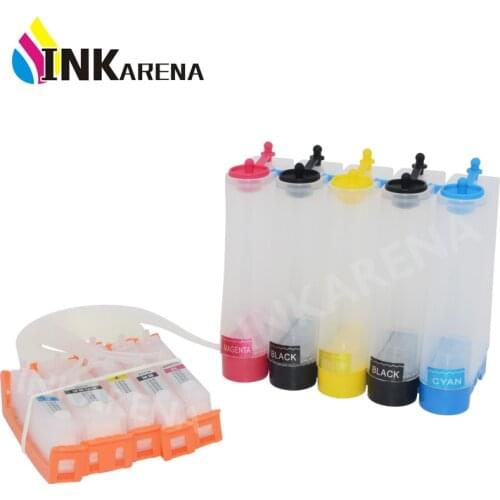 INKARENA 5 Color PGI470 CISS Ink Cartridge PGI-470 CLI-471 for Canon PIXMA MG7740 MG6840 MG5740 TS9040 TS8040 TS6040 TS5040