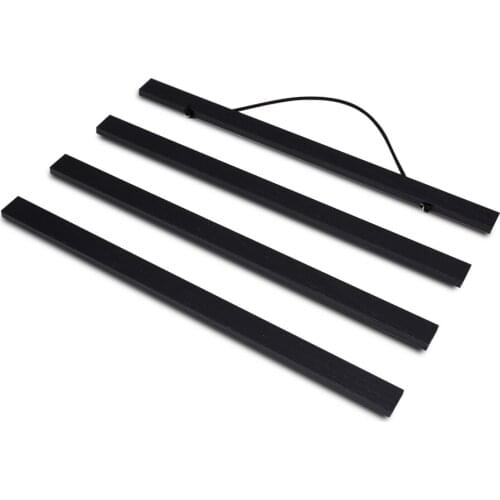 21/30/40/50/60cm Magnet Solid Teak Wood Hanging Scroll Wall Art Photo Frame Poster DIY Photo Painting Hanger Frame Decoration