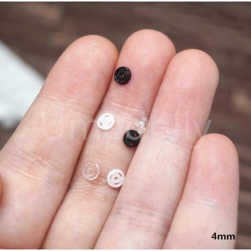 20PCS BJD DIY Doll Clothes 4mm Mini Button Buckle Invisible Snaps Fastener Press-stud Barbies Blyth Doll Clothes Accessories