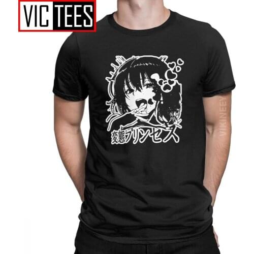 Men Tshirt Waifu Funny Cotton Kawaii Girl Anime Sexy Adult Japan Otaku T Shirt 2021 Clothes Oversized Streetwear