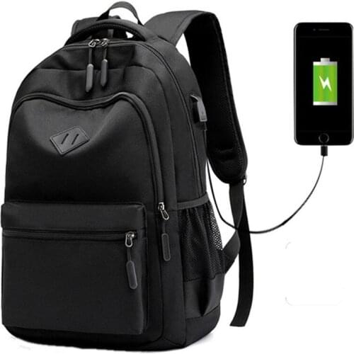 Man Backpack Teen Usb Charging Men Back Pack Bagpack Big Capacity Student High School Bags for Teenage Boys Girls 2021 New