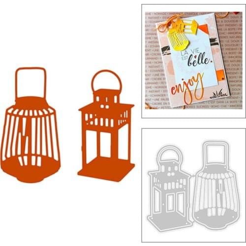 2020 New Birdcage and Lantern Metal Cutting Dies Craft For Embossing Cut Paper Decoration Greeting Card Scrapbooking No Stamps
