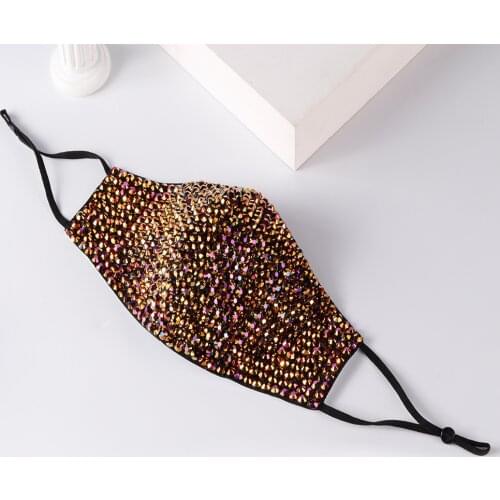 Crystal Masquerade Mask Ladies Party Hot Diamond Rhinestone Jewelry Face Mask Female Decoration Mask Female New Bling Masks