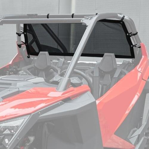 KEMIMOTO RZR for Polaris RZR PRO XP / XP 4 2020 2021 Black Summer Rear Window Shade Net Nylon UV-Resistant 2/4 Seats