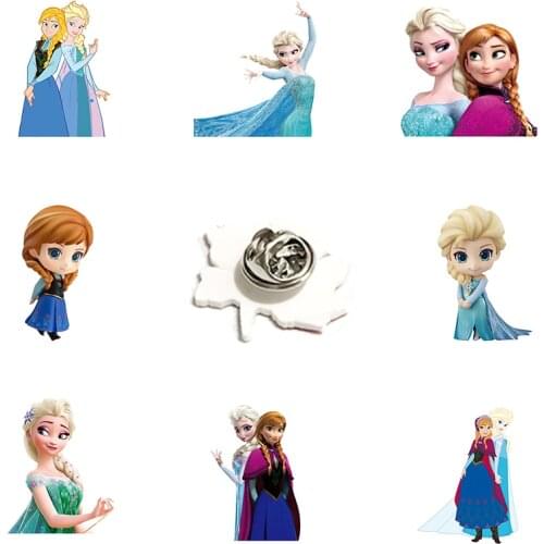 Disney Aisha Princess Lapel Pin Adventure Frozen World Acrylic Frozen Epoxy Resin Womens Accessories Jewelry Badge Brooch