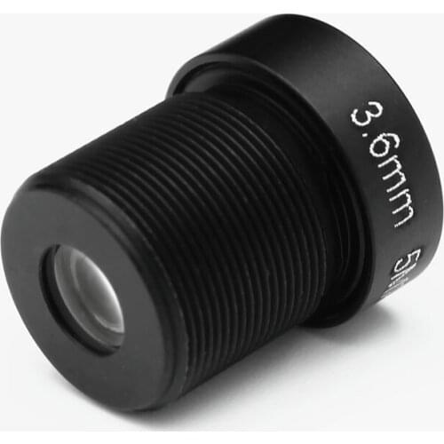 1/2.5" 5MP HD 3.6mm Fixed Iris 128 degrees wide angle IR Board CCTV Lens M12 for CCD IP Camera