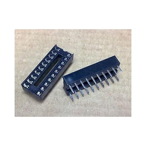 200pcs 20 Pin 2.54mm DIP SIP IC Sockets Adaptor Solder Type