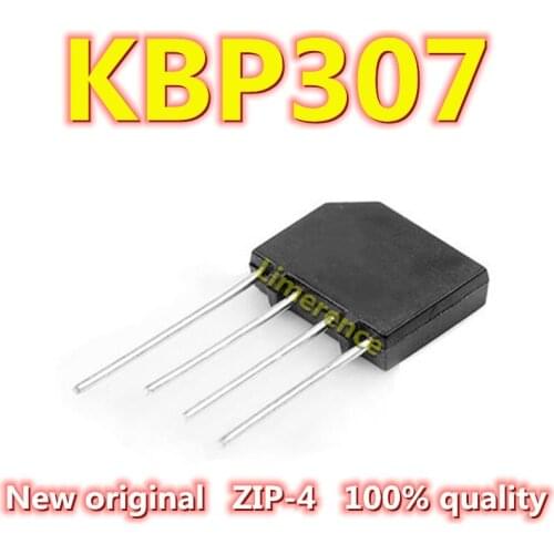 20PCS KBP307 ZIP KBP 307 3A 700V Flat bridge bridg new original Support recycling all kinds of electronic components