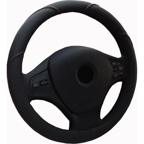 5 Colors Car Steering Wheel Cover Universal Volant Braid Pattern on the Steering-wheel Fashion Funda Volante Auto Car Styling