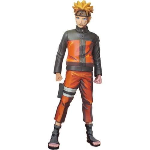 Naruto Shippuden Anime Model Uzumaki Naruto Limited Comic Color Version Action Figure PVC 25cm Statue Collectible Toy Figma