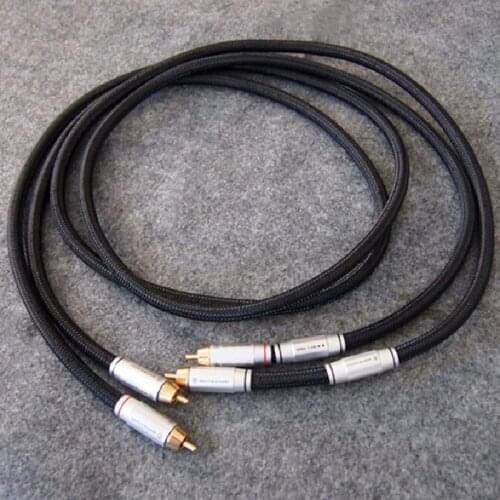 Audiophile RCA Cable Argentum Acoustics Mythos HiFi Audio Interconnect Line