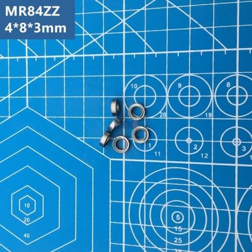 Free Shipping high quality 20pcs MR84ZZ (4*8*3 mm) Miniature MR84-ZZ deep groove Ball Bearings MR84 ZZ WML4008ZZ L-840ZZ MR84