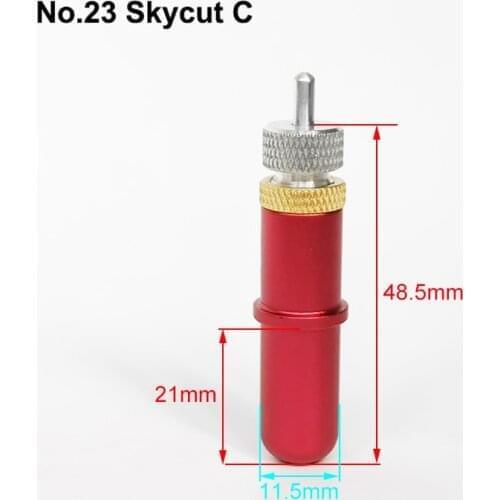 2PCS Skycut CH24 Cutting Plotter Blade Holder Sky Cut Knife Holder Vinyl Cutter Replacement 11.5mm