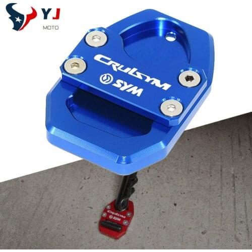 For SYM CRUISYM 300 GTS 300i Joymax z300 Joymaxz300 Motorcycle CNC Kickstand Foot Side Stand Extension Support Plate Enlarge