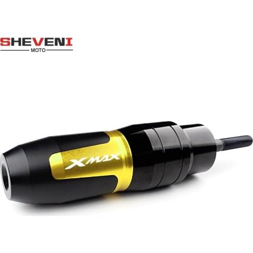 For YAMAHA XMAX 125 250 400 X-MAX 250 2006-2018 Motorcycle accessories Frame Slider Anti Crash Caps Exhaust Slider with logo