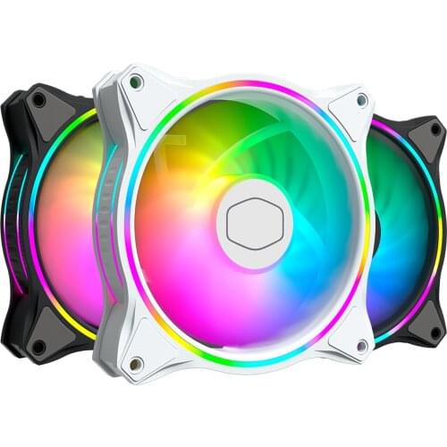 Cooler Master MF120 Halo 12cm Case Fan ARGB Sync Silent 120mm Fans Kit For Computer Desktop Chassis Cooling System Water Cooler