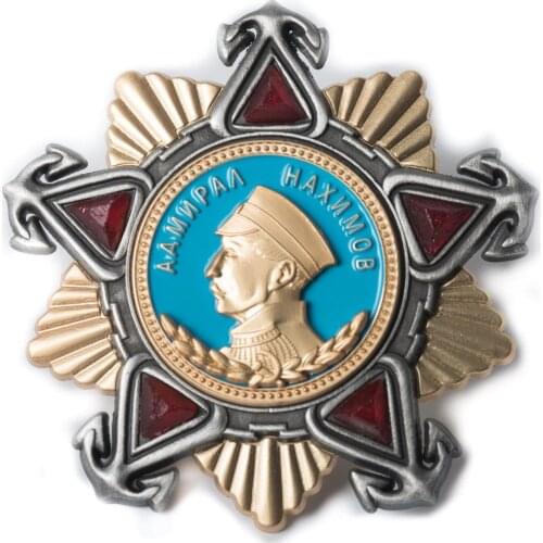 WWII WW2 SOVIET UNION USSR 1ST CLASS PAVEL NASIMOV MEDAL AWARD ORDER BADGE Military 5605101