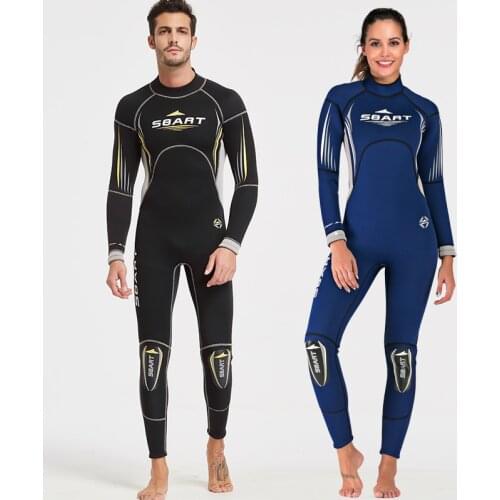 Men Women Wet Suit 3mm Neoprene Diving Wetsuit with Back Zipper for Diving, Scuba, Surfing, Cold Water Winter Swimsuit Wetsuit