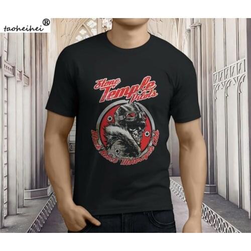 New Popular STP STONE TEMPLE PILOTS Rock band Mens Black T-Shirt S-3XL