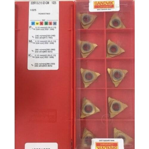ORIGINAL 10PCS CARBIDE INSERT 328R13-21502-GM1025