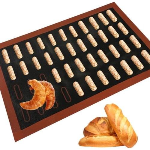 Perforated Silicone Baking Mat 18 Grid Non Stick Oven Sheet Liner Tool Macaron Cookie Biscuit Bread Mat Bakeware Accessories