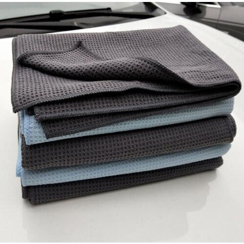 Auto Care The Best Water Magnet Microfiber Drying Towel with Waffle Weave Design for Car , Bath, Kitchen & Dogs 40x40cm