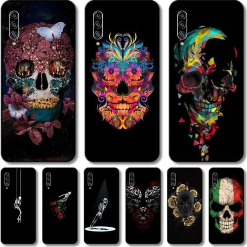 Cool skull Phone Case Hull For Samsung Galaxy M 10 20 21 31 30 60S 31S Black Shell Art Cell Cover TPU
