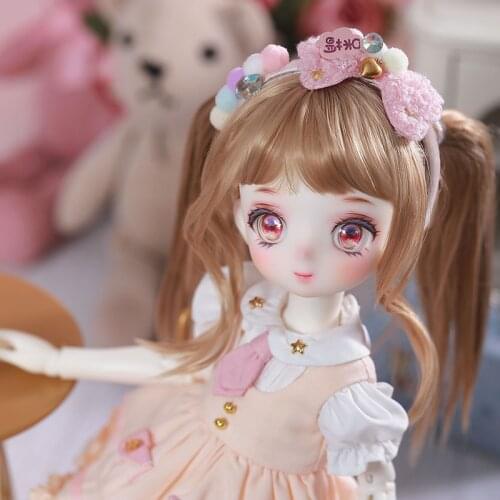 Shuga Fairy 1/6 BJD Doll Tiny Resin Dolls Full Set Ball Jointed Doll Elf Ears Toys Surprise Gift for Children Anime Figure