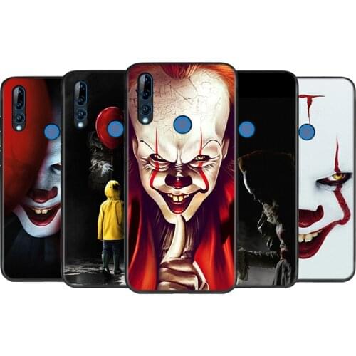 Silicone Cover The Clown Horror IT For Huawei Honor 10i 9X 8X 10 9 Lite 8 8A 7A 7C 7S Pro Bright Glossy Phone Case
