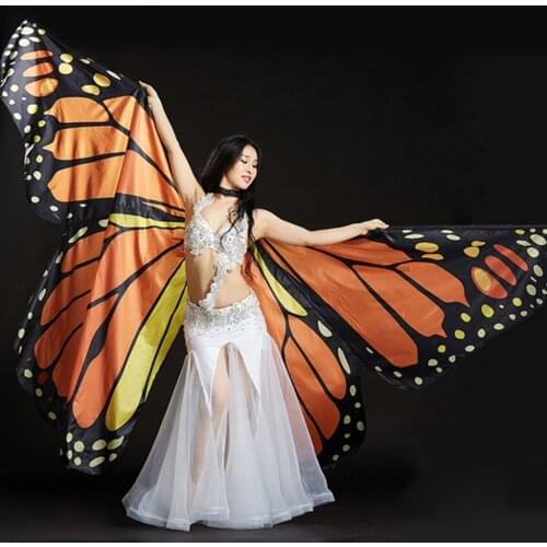 Dancing Butterfly Wing Princess Cape Party Pixie Dancing Costume Women Girl