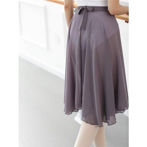 Women Ballet Tulle Skirt Gymnastics Leotard Practice Dresses Teachers Wraps Ballet Dance Ballerina Chiffon Dance Yoga Skirts