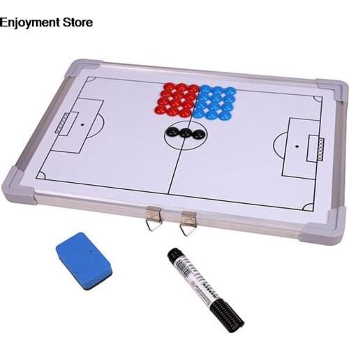 1PC Aluminium Tactical Magnetic Plate for Soccer Strategy Coach Football Judge Board Soccer Traning Equipment Accessories